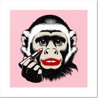 Pretty Monkey Posters and Art